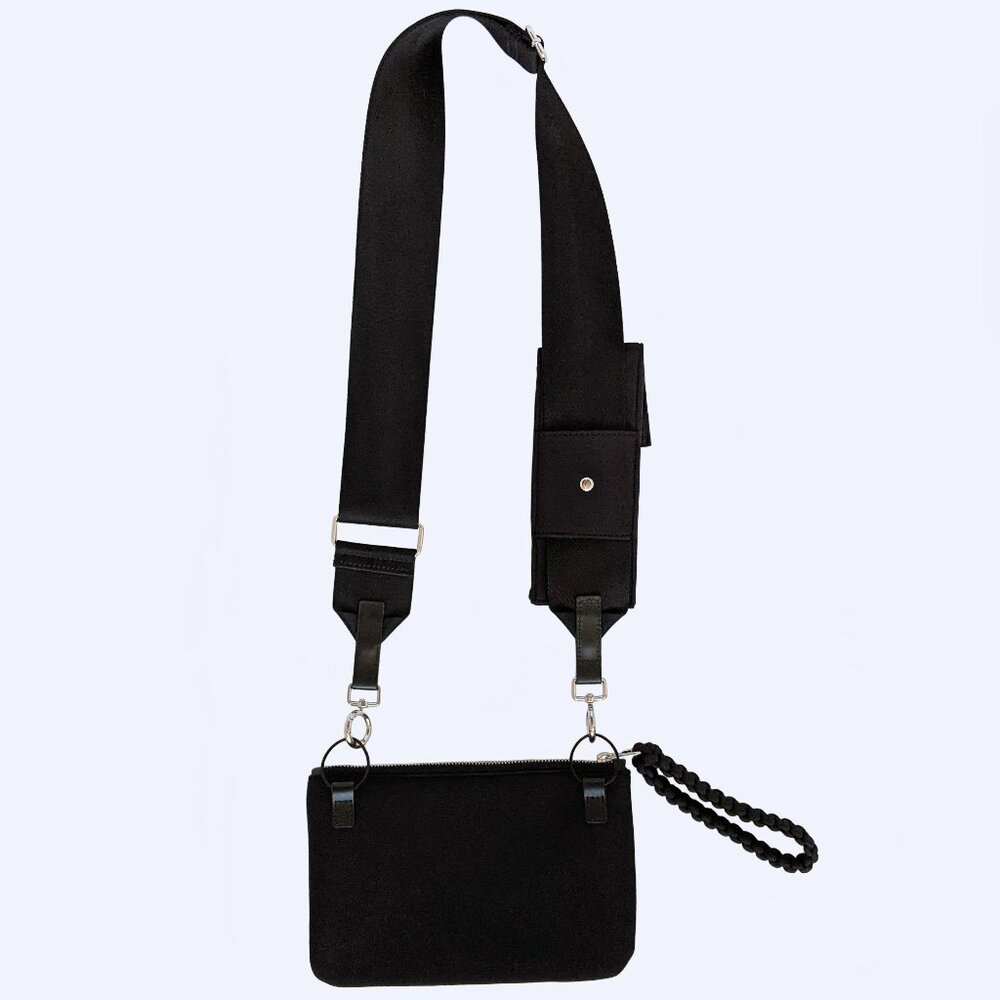 Athleta Revive Modular Black Crossbody Bag Like New - Picture 6 of 14